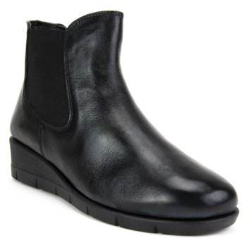 Kotníkové boty Caprice 9-25361-31 022 Black Nappa