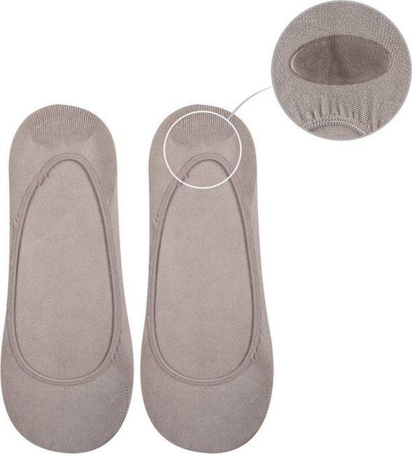 Dámské ponožky balerínky Soxo - šedé