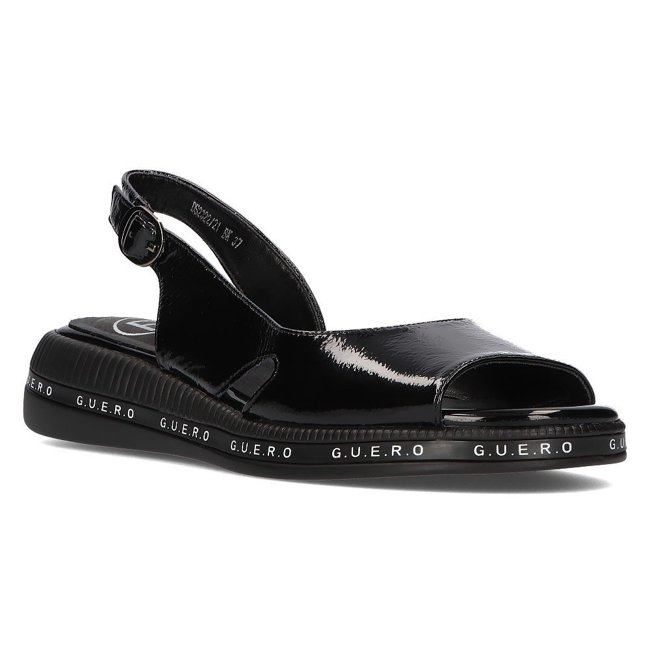 Sandály na klínku Filippo DS2322/21 BK černé