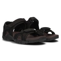 Černé kožené pánské sandály Filippo MS2306/21 BK