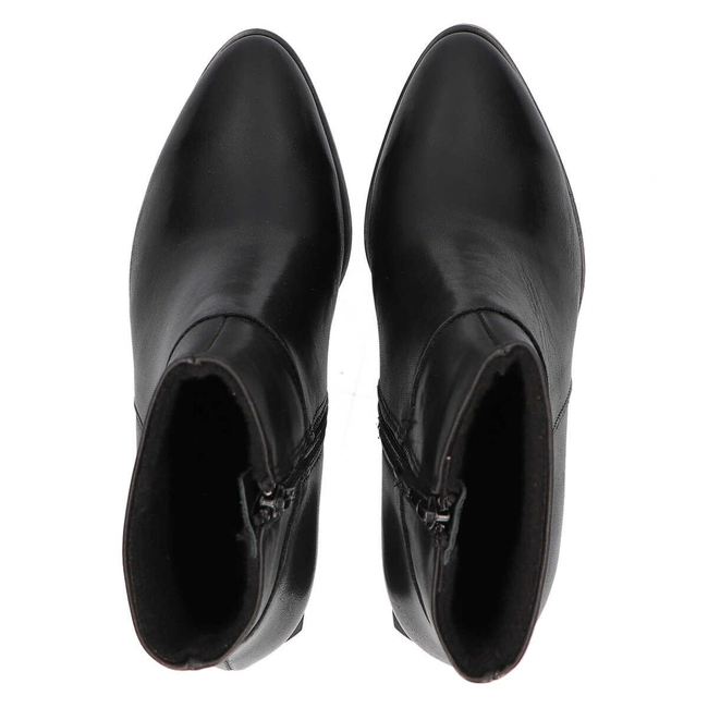 Kožené kotníkové boty Filippo 1605 černé
