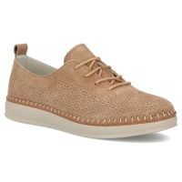 Hnědé kožené polobotky Filippo DP7674/26 CA