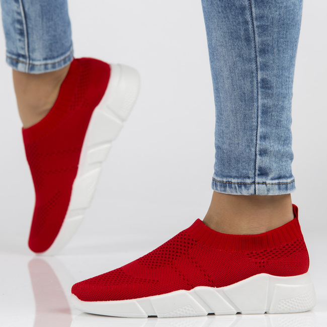 Červené dámské sneakersy Filippo DTN2182/21 RD