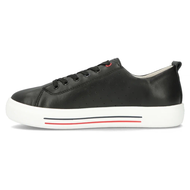 Černé kožené polobotky Filippo DP6029/24 BK