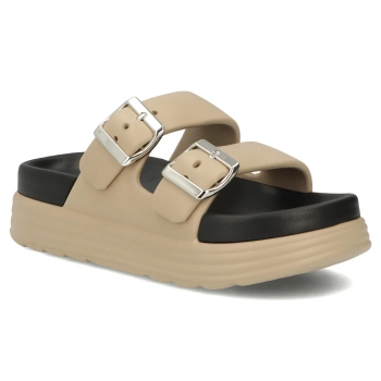 Béžové pantofle Filippo DK7914/26 BE