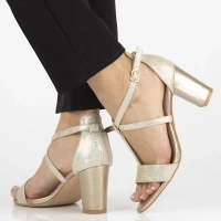 Zlaté sandály Filippo DS1276/22 GO
