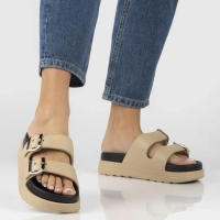 Béžové pantofle Filippo DK7914/26 BE