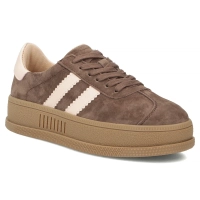 Hnědé kožené tenisky Filippo DP7995/26 D BR