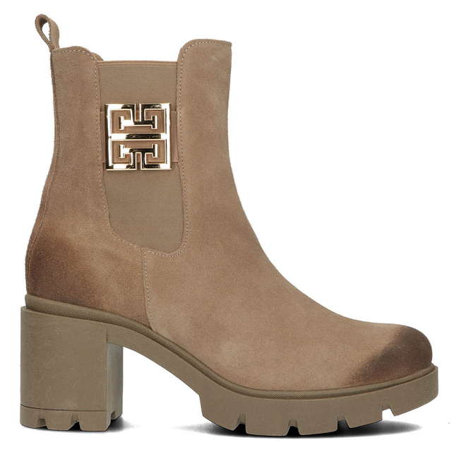 Semišové kotníkové boty Filippo 60396 Taupe