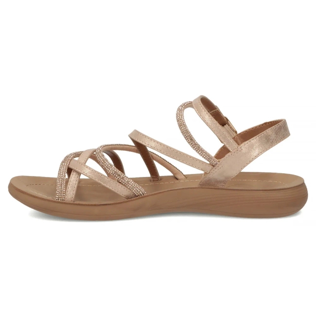 Zlaté sandály Filippo DS7908/26 GO