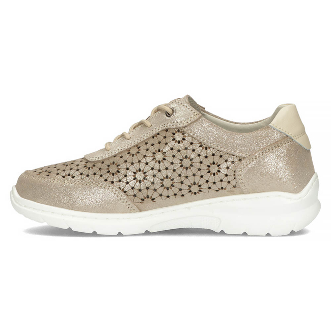 Zlaté kožené sneakersy Filippo DP4519/23 GO