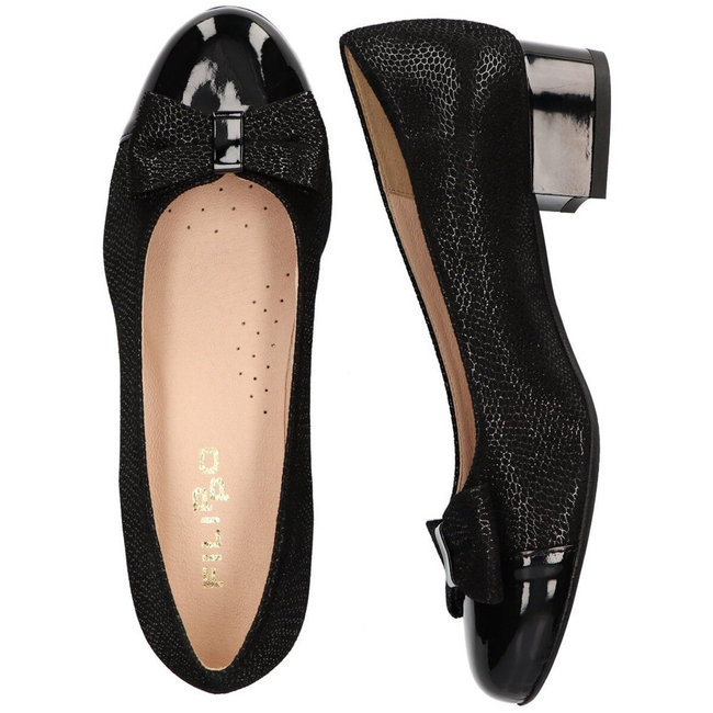 Kožené lodičky Filippo F177 Black Bon