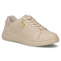 Béžové kožené polobotky Filippo DP6860/26 BE