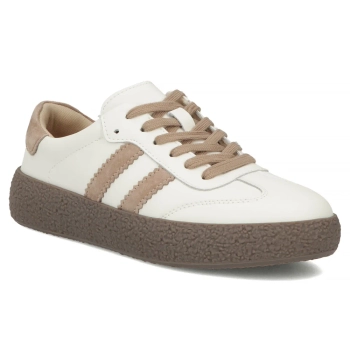Bílé kožené tenisky Filippo DP7958/26 WH BE