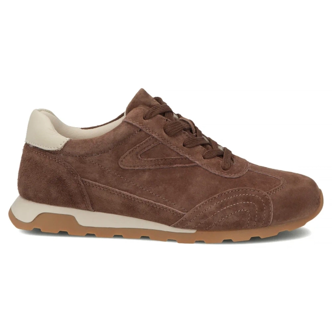 Hnědé kožené tenisky Filippo DP7962/26 BR