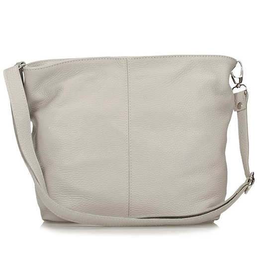 Toscanio Leather bag 211 světle šedá