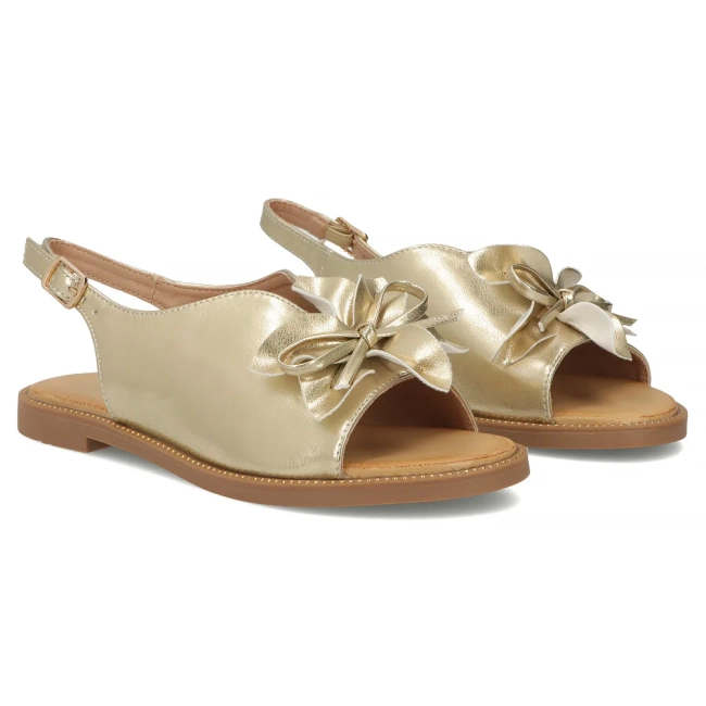 Zlaté sandály Filippo DS7891/26 GO