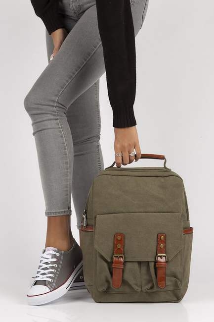 Batoh Ines Delaure 1682683 khaki