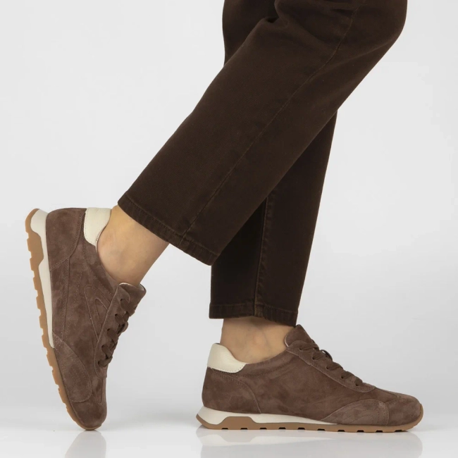 Hnědé kožené tenisky Filippo DP7962/26 BR
