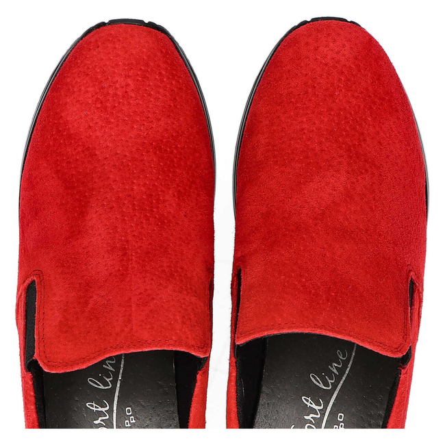 Červené tenisky Filippo DP1512 / 20 RD