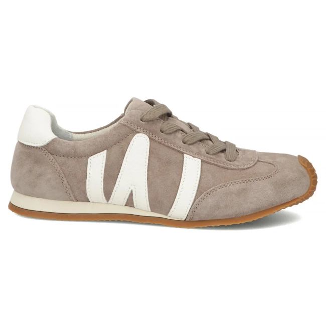 Taupe kožené tenisky Filippo DP7963/26 TP