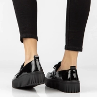 Černé kožené polobotky Filippo DP8269/26 BK