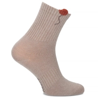 Hnědé dámské ponožky LM18-503