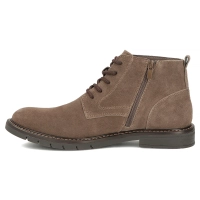 Taupe kožené kotníkové boty Filippo MBT8318/26 TP