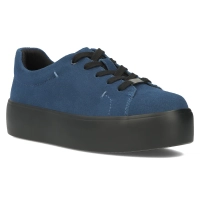 Modré kožené polobotky Filippo DP6247/24 NV BK