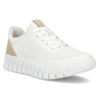 Bílé kožené sneakersy Filippo DP6035/24 WH