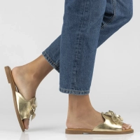 Zlaté pantofle Filippo DK7898/26 GO