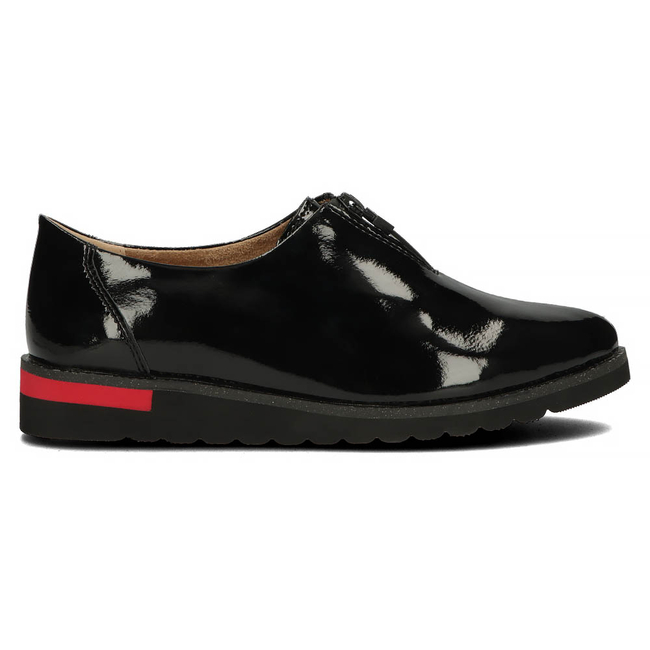 Černé kožené polobotky Filippo DP4180/22 BK
