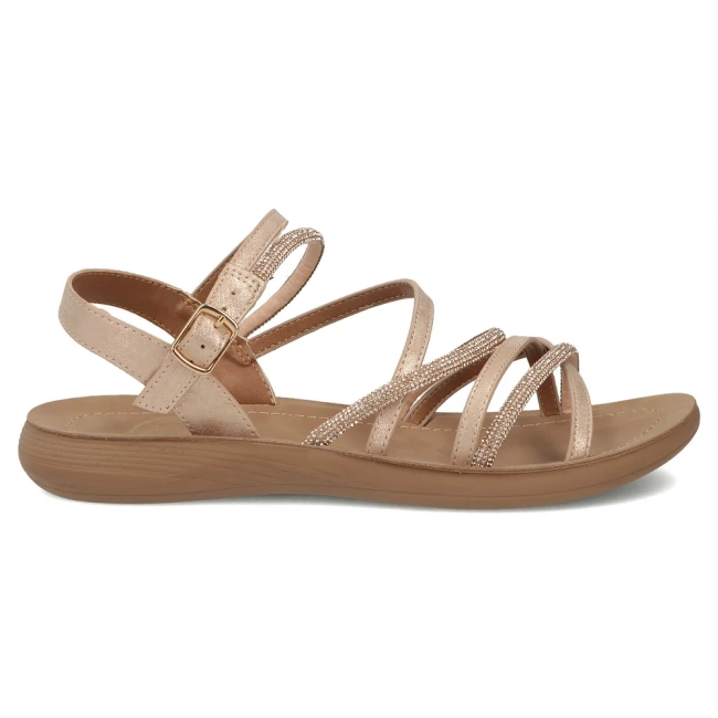 Zlaté sandály Filippo DS7908/26 GO