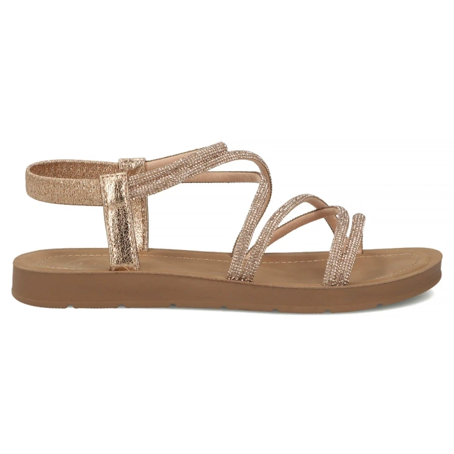 Zlaté sandály Filippo DS6884/26 GO