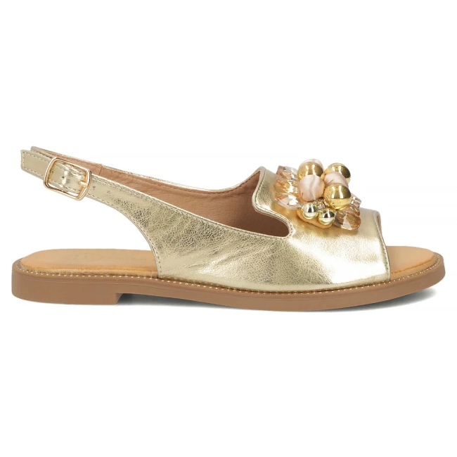 Zlaté sandály Filippo DS7892/26 GO