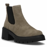Taupe kožené boty Filippo DBT6464/24 TP