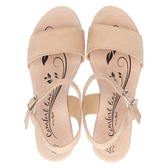 Sandály Filippo DS1330/20 BE Beige