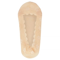 Béžové dámské ponožky ZZX0063