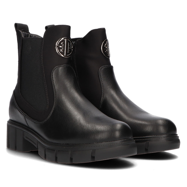 Černé kotníkové boty Filippo DBT3050/21 BK