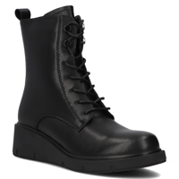 Černě kožené boty Filippo DBT6560/24 BK