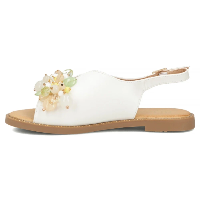 Bílé sandály Filippo DS7900/26 WH