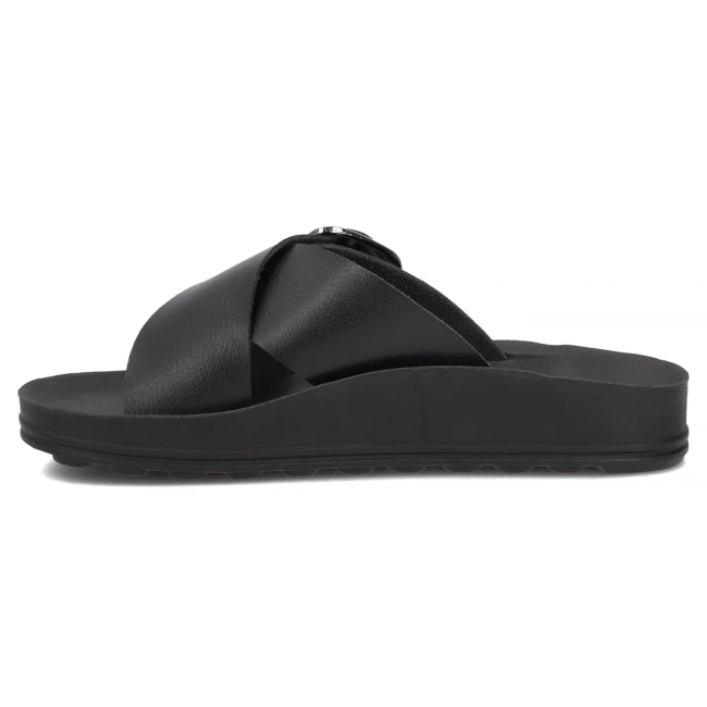 Černé pantofle Filippo DK6891/26 BK