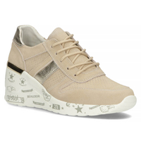 Béžové kožené sneakersy Filippo DP3550/22 BE
