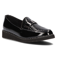 Kožené mokasíny Filippo DP1515/21 BK L černé