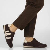 Hnědé kožené tenisky Filippo DP7963/26 D BR