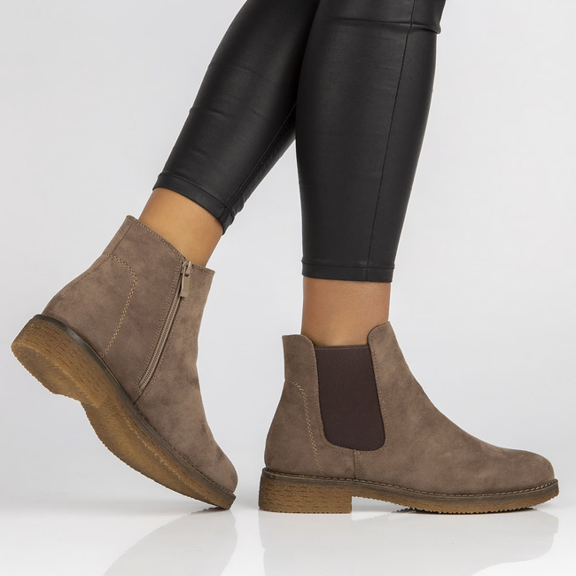 Kozačky Filippo DBT3010/21 TP taupe