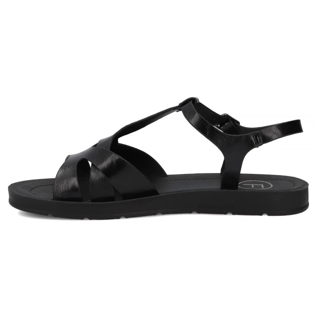 Černé sandály Filippo DS7902/26 BK