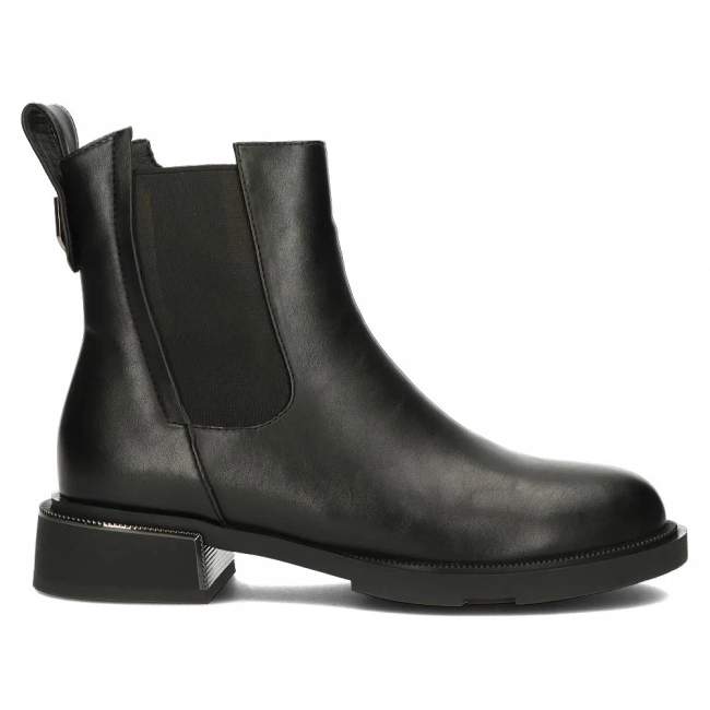 Černě kotníkové boty Filippo DBT4062/24 BK