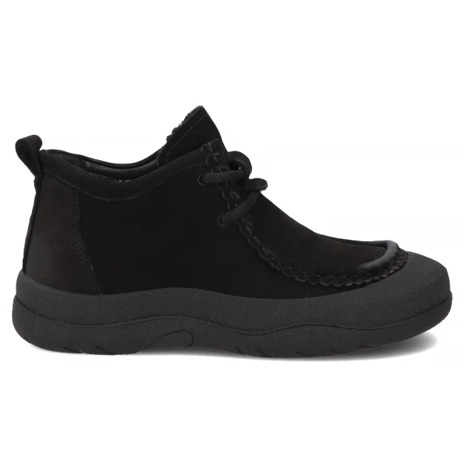 Černé kožené kotníkové boty Filippo DBT8212/26 BK